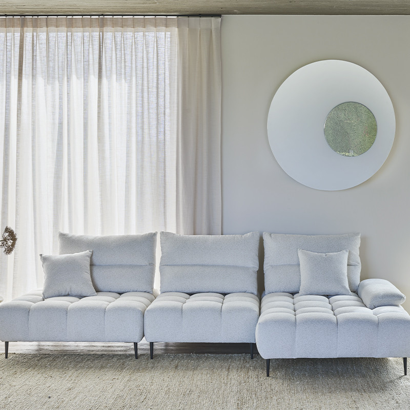 Columbia long chair with arm
