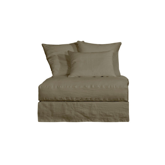 Biarritz armless chair 1 seat