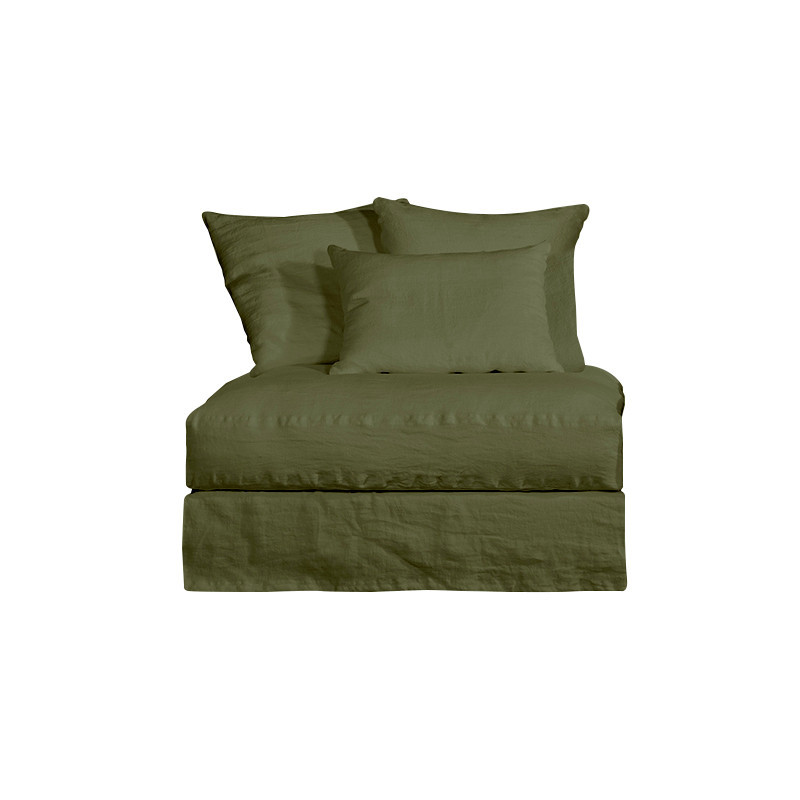 Biarritz armless chair 1 seat