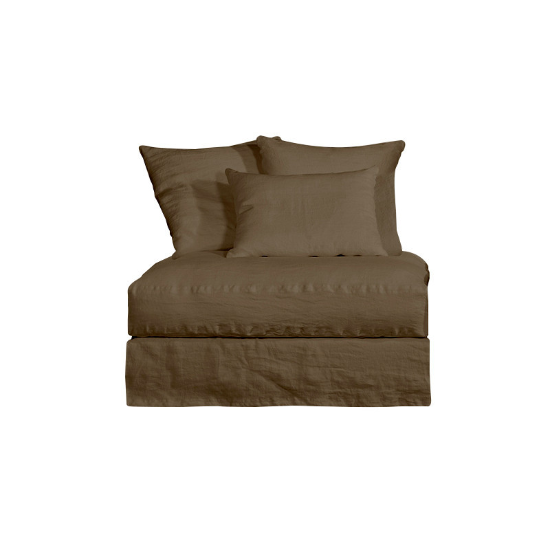 Biarritz armless chair 1 seat
