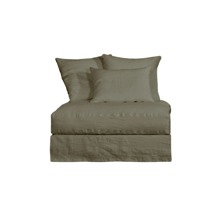 Biarritz armless chair 1 seat