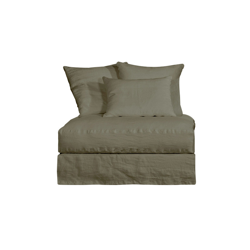 Biarritz armless chair 1 seat